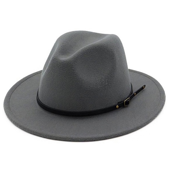 GREY BLOGGER STYLE STYLISH FEDORA LADIES HAT *NEW* main image 6